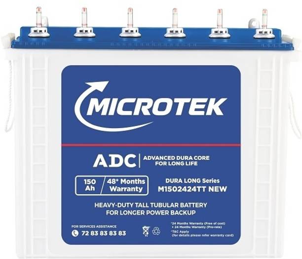 Microtek 48 Months Warranty Tall Tubular Inverter Batte...