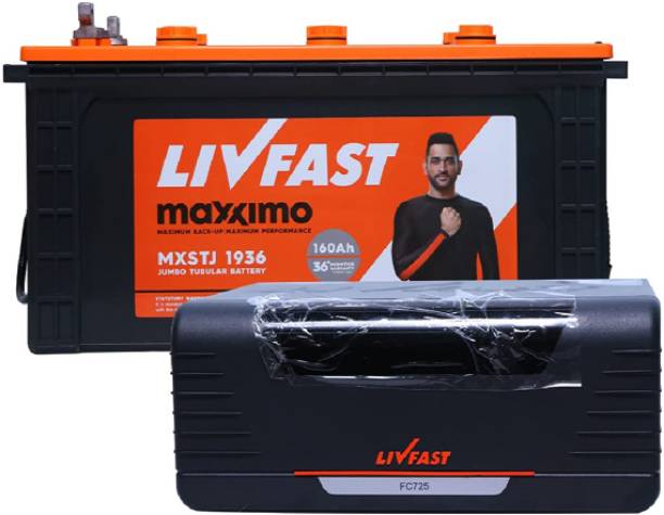 Livfast FC725 With MXSTJ1936 Tubular Inverter Battery
