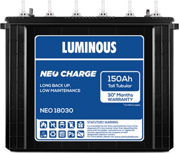 LUMINOUS NEO 18030 Tubular Inverter Battery