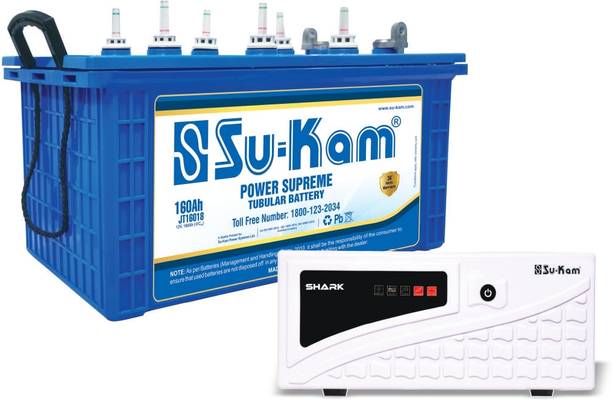 Su-Kam 36 Months Warranty Tubular Inverter Battery