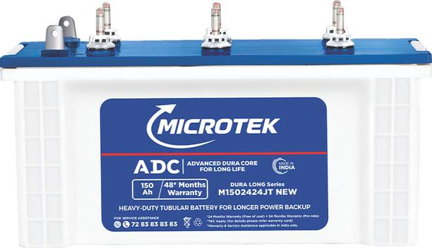 Microtek 48 Months Warranty Tubular Inverter Battery