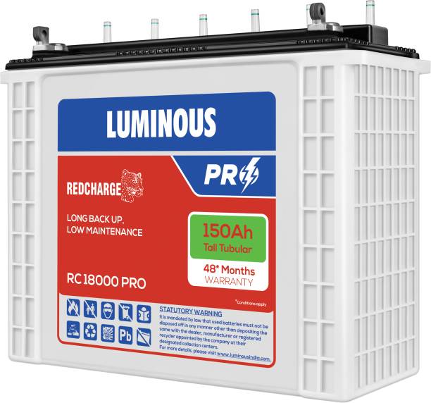 LUMINOUS RC18000 PRO Tubular Inverter Battery