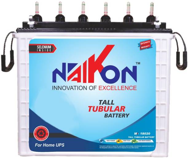 NAIKON Solar Battery Extra Power Long Life Tubular Inverter Battery