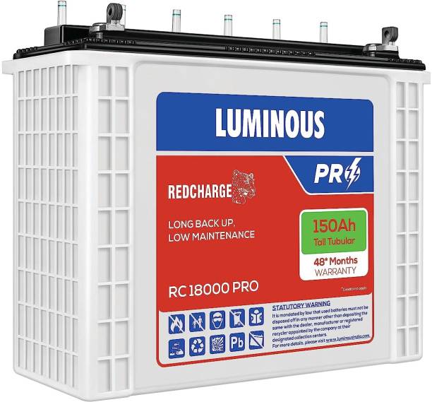 LUMINOUS RC 18000 PRO Tubular Inverter Battery