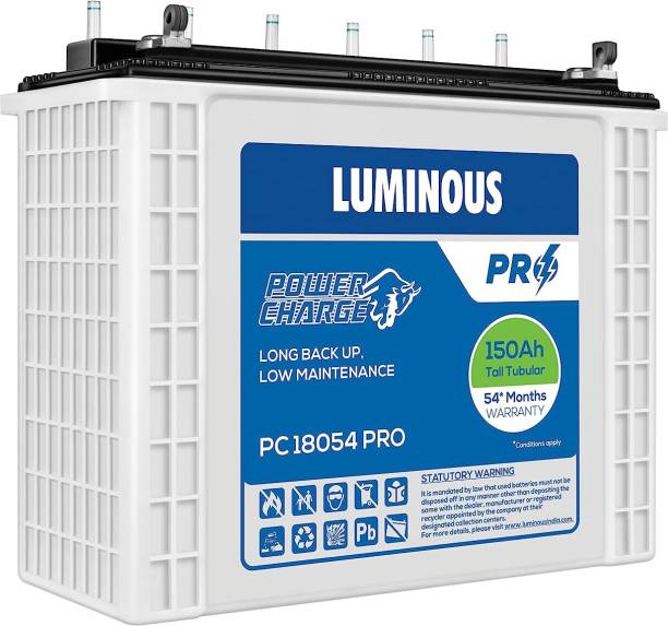 LUMINOUS PC 18054 PRO Tubular Inverter Battery