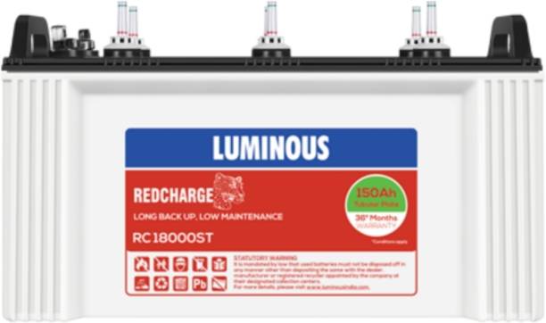 LUMINOUS Redcharge RC18000ST Tubular Inverter Battery