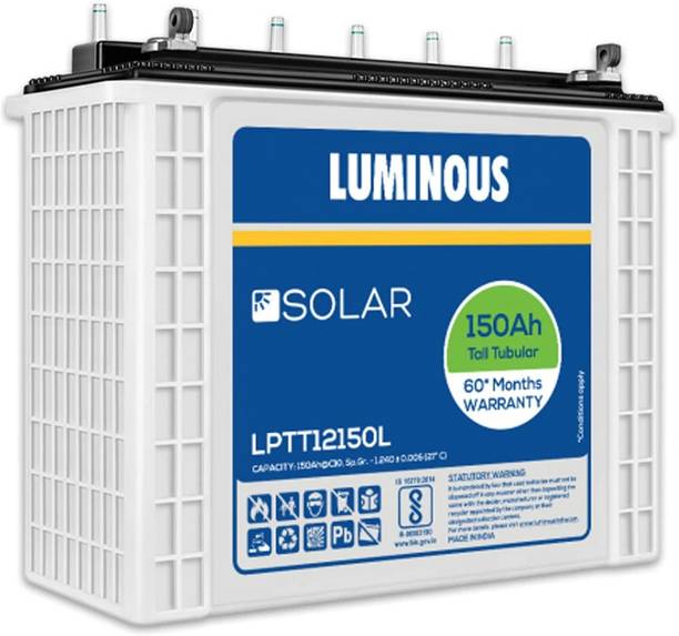 LUMINOUS 60 Months Warranty Tubular Inverter Battery