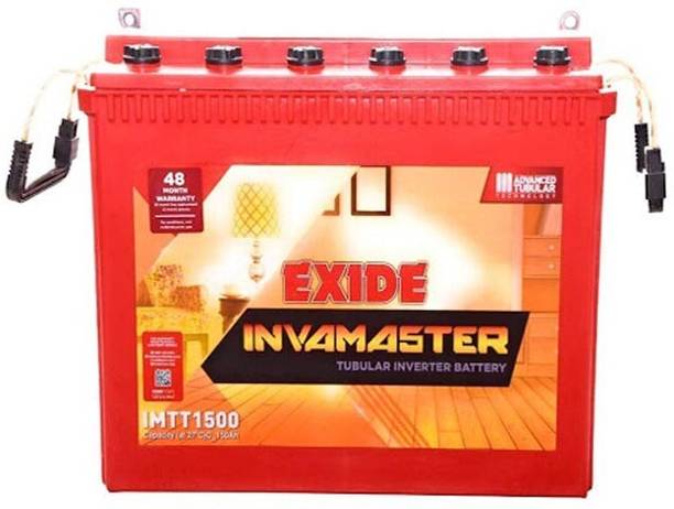 EXIDE 60 Months Warranty Tubular Inverter Battery (150 Ah, IMTT1500)