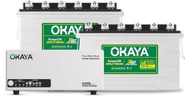 OKAYA 48 Months Warranty Tubular Inverter Battery
