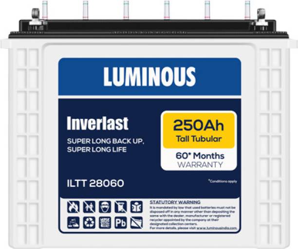 LUMINOUS Inverlast ILTT 28060 Tubular Inverter Battery