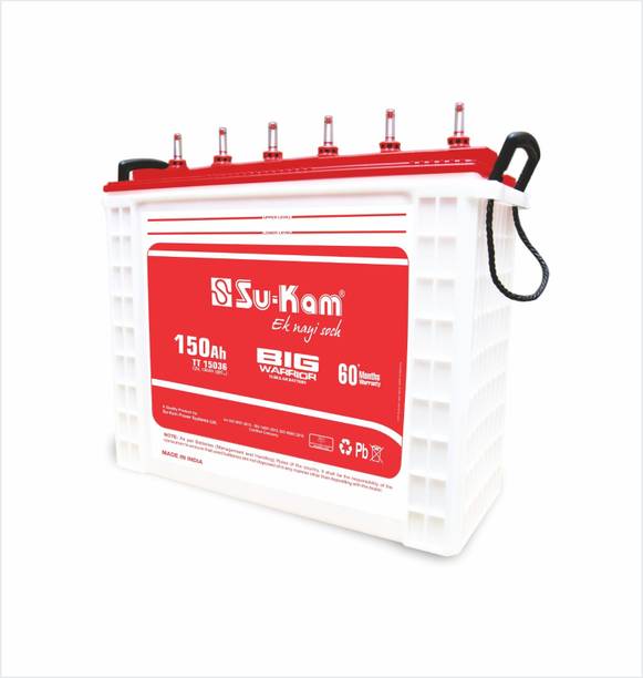 Su-Kam 60 Months Warranty Tubular Inverter Battery