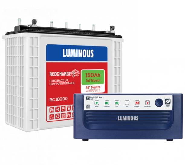 LUMINOUS ECO WATT NEO 800_RC18000 Tubular Inverter Battery