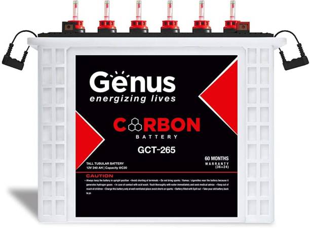 Genus Carbon GCT265 Tall Tubular Inverter Battery