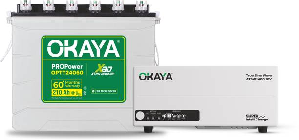 OKAYA 60 Months Warranty Tubular Inverter Battery