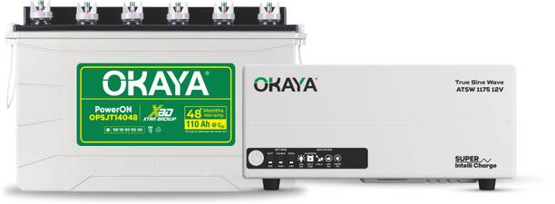 OKAYA 48 Months Warranty Tubular Inverter Battery