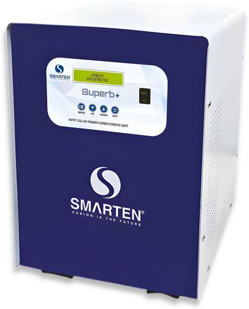 SMARTEN-Fusion is the future Superb 3600VA / 24V MPPT Solar PCU High Efficiency Solar Inverter with Advanced MPPT Technology with 36 Months Warranty Solar Compatible Pure Sine Wave Inverter