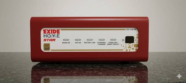 EXIDE STAR STAR1125 12V with 42 Months Warranty Pure Sine Wave In