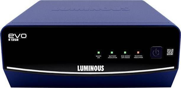 LUMINOUS EVO S 1250/12V Best Inverter For Home And Office Evo S 1250 with 36 Months Warranty Pure Sine Wave Inverter
