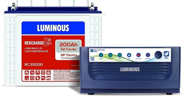LUMINOUS RC25000 Eco Vot Neo 1550 1400 VA RC25000 and Eco Volt Neo 1550 Pure Sine Wave Inverter