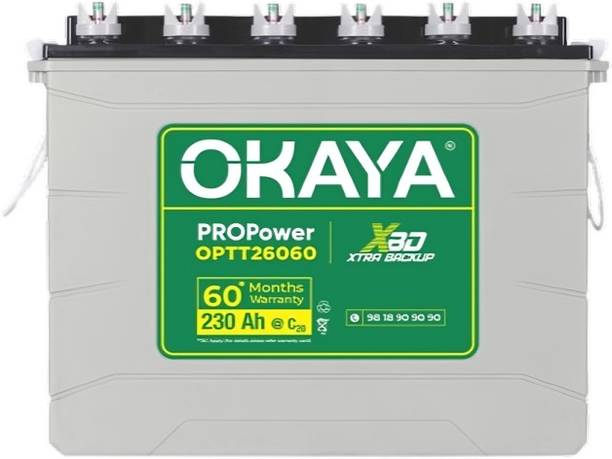 OKAYA 1450 VA OKAYA PRO Power OPTT26060 230Ah with 60 Months Warranty Solar Compatible Pure Sine Wave Inverter