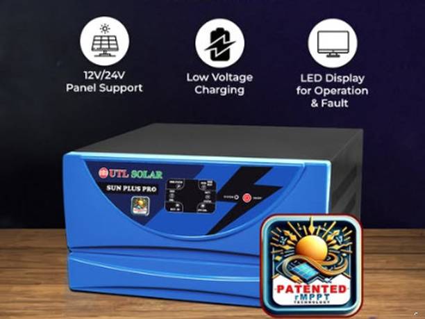 UTL Solar 900 VA with 3 Year Warranty Solar Compatible Pure Sine Wave Inverter