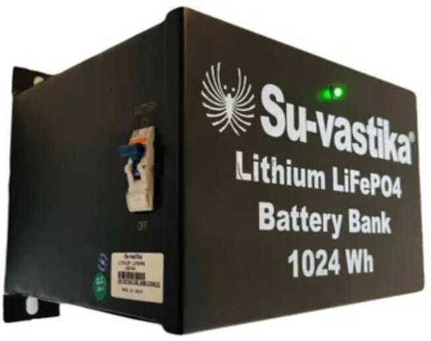 Su-vastika LITHIUM BATTERY LITHIUM RETROFIT BATTERY with 3 Year Warranty Solar Compatible Pure Sine Wave Inverter
