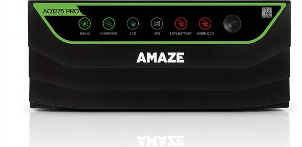 AMAZE AQ1275 Pro Inverter Best Inverter For Home And Office with 3 Year Warranty Square Wave Inverter