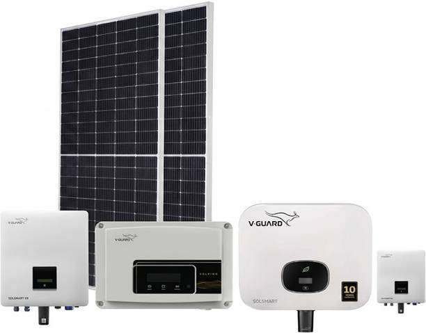 V-Guard Hybrid Energy solution 10kW Solar Kit 10KW (SolSmart 10000) with 10 Year Warranty Solar Compatible Pure Sine Wave Inverter