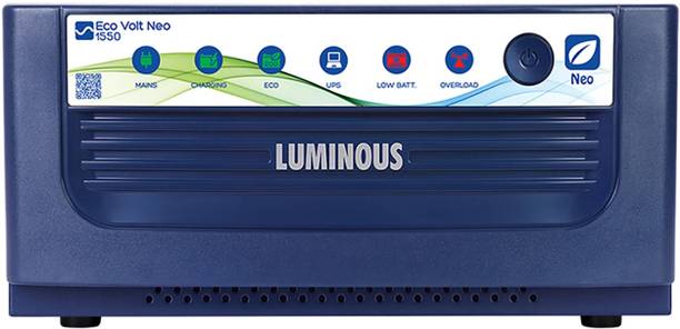 LUMINOUS 1400 VA Eco volt Neo with 36 Months Warranty Pure Sine Wave Inverter
