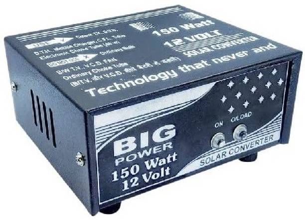 ERHIndia 150 Watt Powerful Mini Car Converter 12v for car with 2 Output Sockets Square Wave Inverter