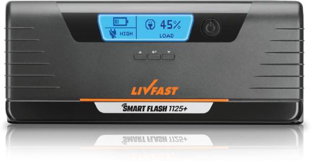 Livfast 900 VA Smart Flash Pure Sinewave 900VA/12V Inverter with 36 Months Warranty Pure Sine Wave Inverter