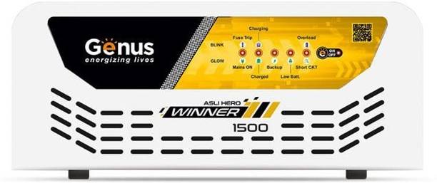 Genus Innovation Limited 1500 Pure Sine Wave1125VA-24 1450 VA with 36 Months Warranty Pure Sine Wave Inverter