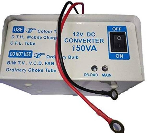 Rashri 12v DC to AC Converter for SMPS, Colour TV, DVD, DTH, CFL 12v DC to AC Converter for SMPS, Colour TV, DVD Square Wave Inverter
