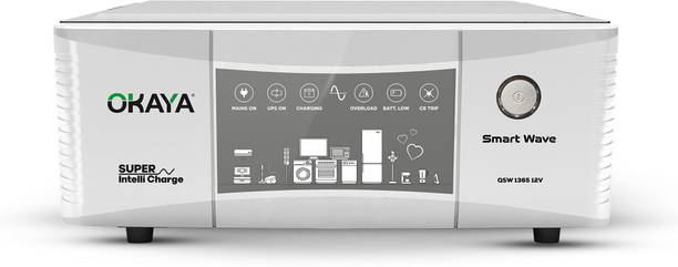 OKAYA QSW 1365 12V Inverter Smart Wave 1365 Qusi Sine Wave 1115VA/12V for Home, Office and Shop Modified Sine Wave Inverter
