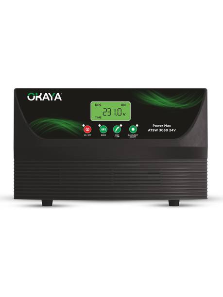 OKAYA ATSW 3050 24V with 36 Months Warranty Pure Sine Wave Inverter