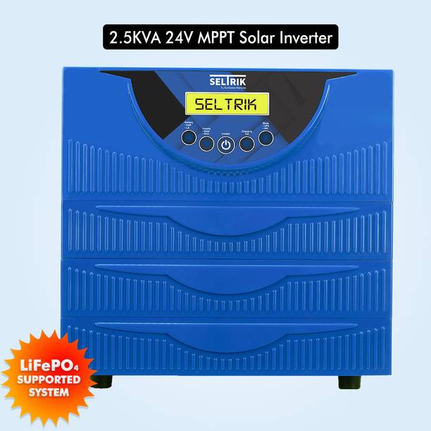Seltrik Seltrik 2500VA 24V MPPT Lithium-ion Solar Inverter 2500VA 24V MPPT Lithium-ion Supported Solar Inverter with 36 Months Warranty Solar Compatible Pure Sine Wave Inverter