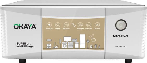 OKAYA Inverter Ultra Pure 1175 True Sine Wave 925VA/12V for Home, Office and Shop TSW 1175 12V with 36 Months Warranty Pure Sine Wave Inverter