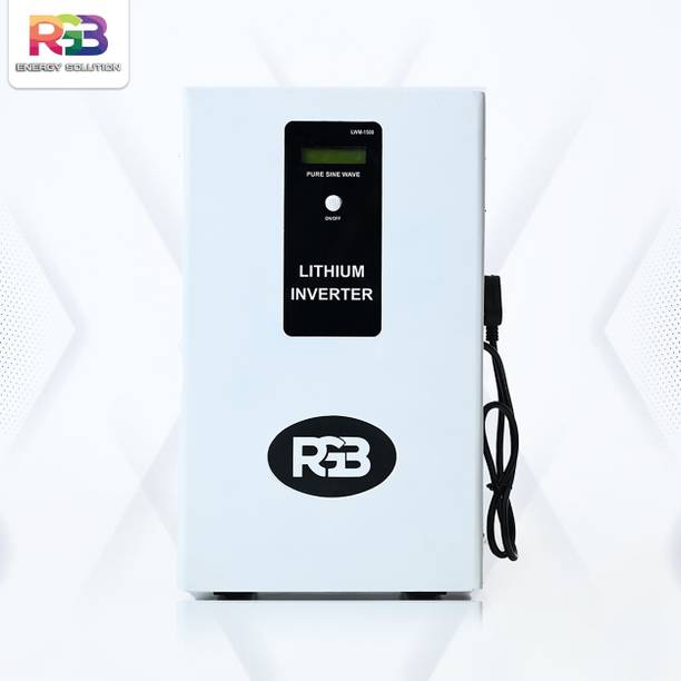 RGB energy solution 1500 VA Power Wall Inverter with Integrated 1280Wh Lithium Ion Battery with 60 Months Warranty Pure Sine Wave Inverter