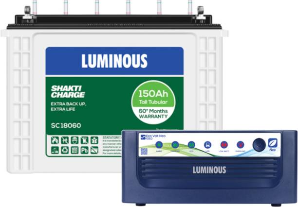 LUMINOUS SC18060 Eco Volt Neo 1050 SC18060 and Volt 1050 Pure Sine Wave Inverter