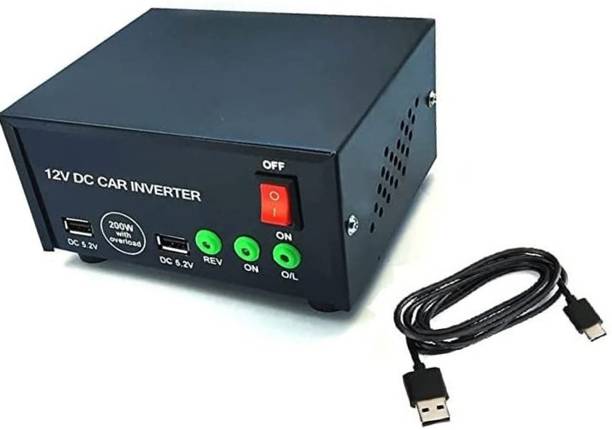 ERHIndia 200 W DC To AC converter inverter, DC to AC Converter for Multiple Applications. Square Wave Inverter