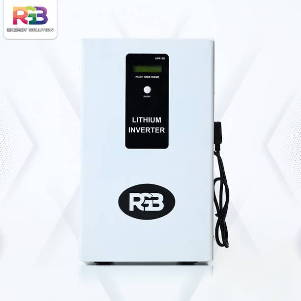 RGB energy solution 1500 VA Power Wall Inverter with Integrated 1280Wh Lithium Ion Battery with 60 Months Warranty Pure Sine Wave Inverter