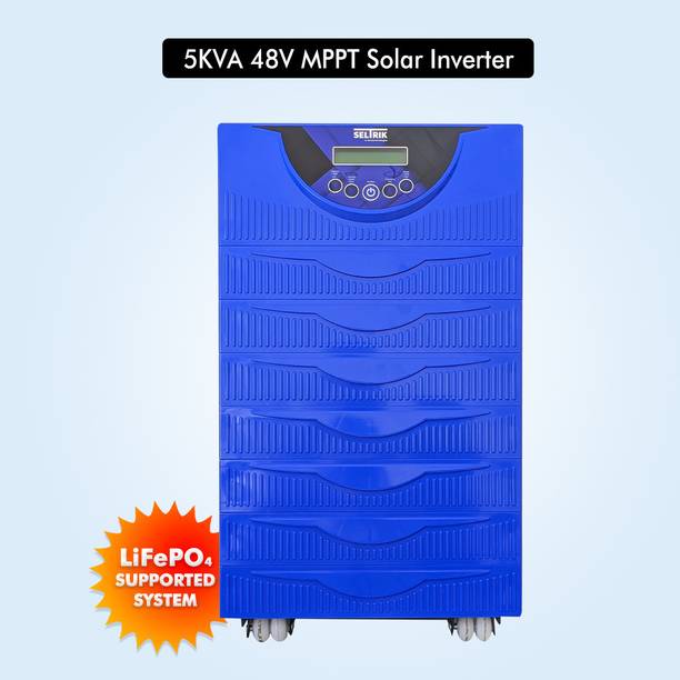 Seltrik 5000 VA Seltrik 5000VA 48V MPPT Lithium-ion Solar Inverter with 36 Months Warranty Solar Compatible Pure Sine Wave Inverter