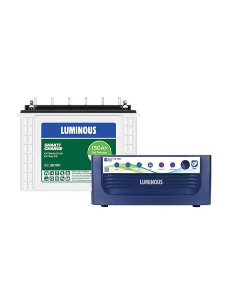LUMINOUS SC18060 and Volt 1050 SC18060 Eco Volt Neo 1050 with 60 Months Warranty Pure Sine Wave Inverter