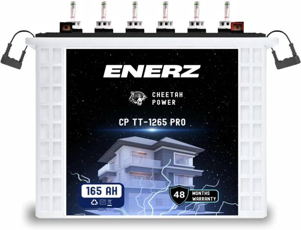 EnerZ 900 VA 165 AH Inverter Battery Best For Pure Sine Wave Inverter