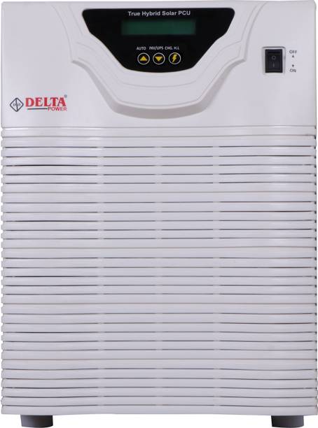 DELTA POWER 4.2KVA 48V Hybrid Solar Inverter Fully Automatic AI PCU (Solar + Non-Solar) SUPPORTS 1.5HP SUBMERSIBLE PUMP OR 1.5T IINVERTER AC Pure Sine Wave Inverter