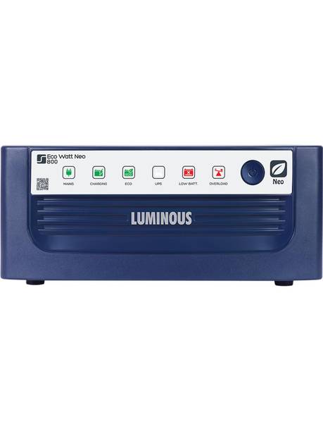 LUMINOUS Eco Watt Neo 800 EcoWattNeo-800 with 24 Months Warranty Square Wave Inverter