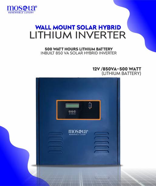 moseta 500 VA with 60 Months Warranty Solar Compatible Pure Sine Wave Inverter