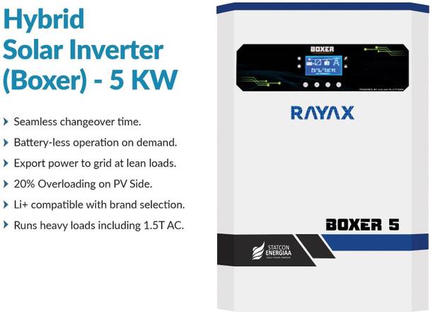Rayax 6000 VA Solar Compatible Pure Sine Wave Inverter