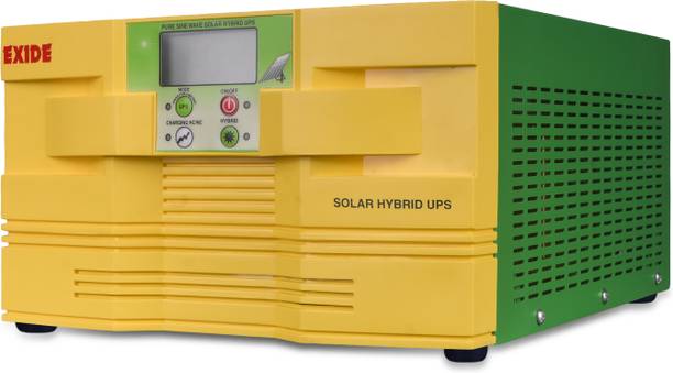 EXIDE EXIDE 2200 SOLAR 2KVA 24V PCU 50A PWM Charge Controler with 24 Months Warranty Solar Compatible Pure Sine Wave Inverter
