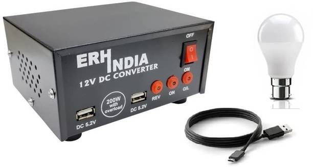 ERHIndia 500 VA Solar Compatible Square Wave Inverter